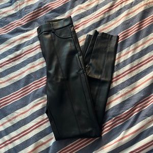 Zara Faux Leather Pants